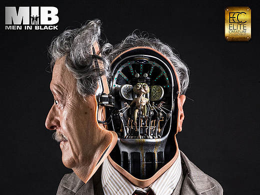 【ECC】好莱坞团队：黑衣人MIB罗森伯格授权特效展示胸像