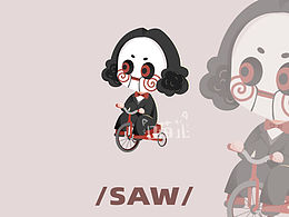 Q版插画｜电锯惊魂SAW