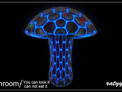 C4D+PS“蘑菇”（個人主頁-ZMjEyMTU2ODQ=） - 其他三維 - 站酷設計師六甲番1號原創(chuàng)素材 - 站酷ZCOOL