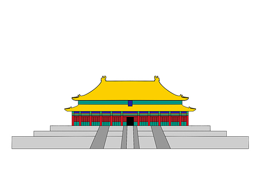 扁平故宫-太和殿