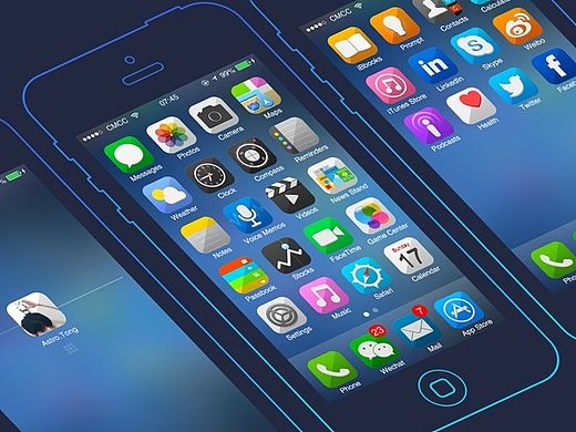 Icon Design For Ios 7 By Photoshop_Astro