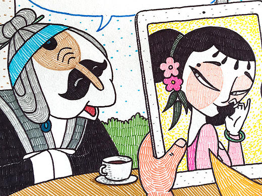 震驚！99%的人都被最后一張騙過（個人主頁-ZMjExNTg5MDQ=） - 藝術插畫 - 站酷設計師胡茬叔叔的小板報原創(chuàng)素材 - 站酷ZCOOL