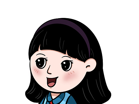 海珠区学科组动漫人物ppt专用《学生》