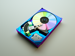 硬盤(pán)彩色渲染