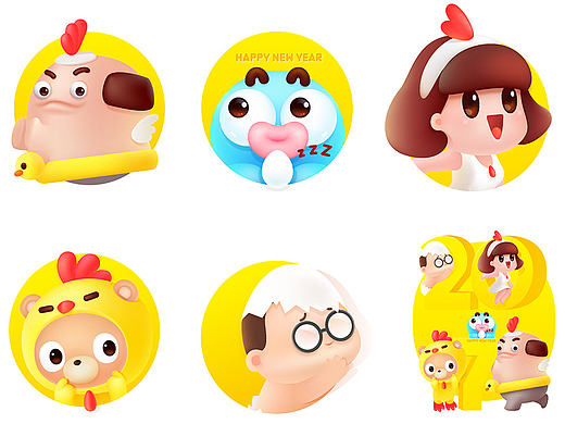 2017年小度熊头像+屏保