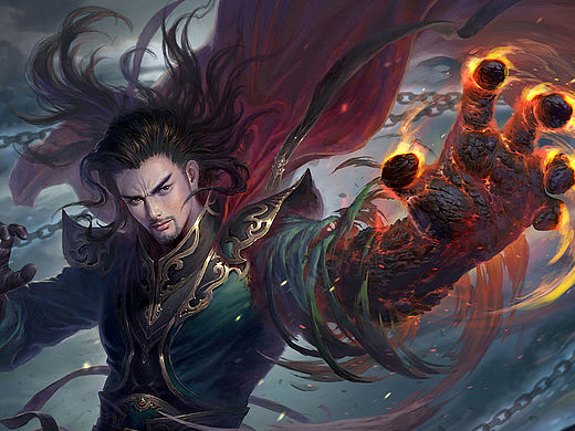 绿袍