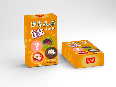 盲盒面包盒包装设计
