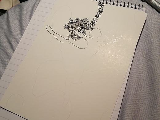 缠绕涂鸦画