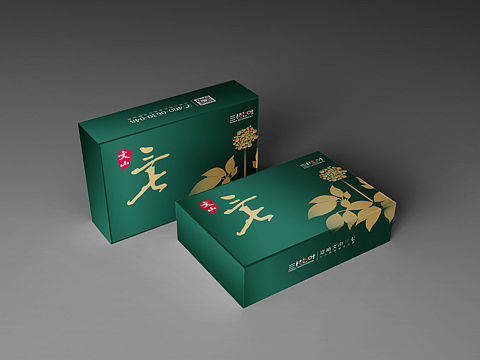 三七分包装礼盒设计-三明品牌