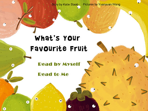 插画绘本《What’s Your Favorite Fruit》