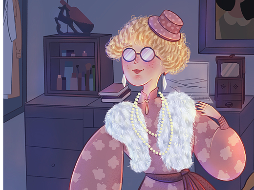 贵妇小姐姐（个人主页-ZNjU0MzEyOTY=） - 创作习作 - 站酷设计师大倩爱画画原创素材 - 站酷ZCOOL