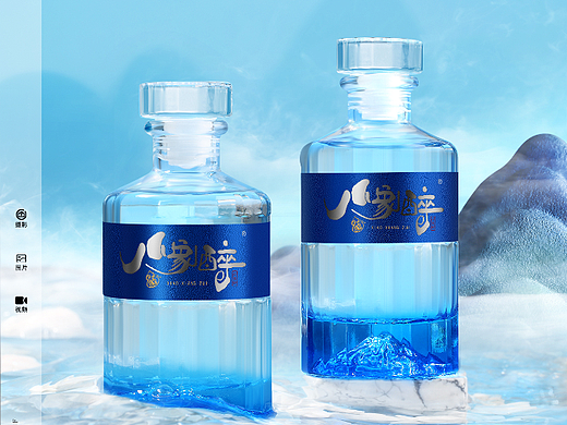 酒类  白酒场景  水景拍摄   