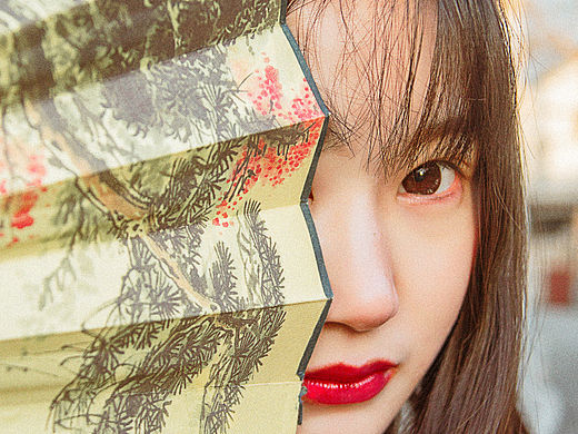 折扇·中国风（个人主页-ZMTU1NjI1MTI=） - 人像摄影 - 站酷设计师卓小昕sweetheart原创素材 - 站酷ZCOOL