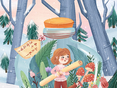 瓶子里的春天