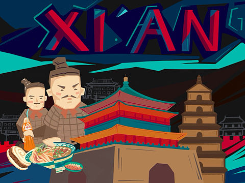 西安主题墙绘原创设计