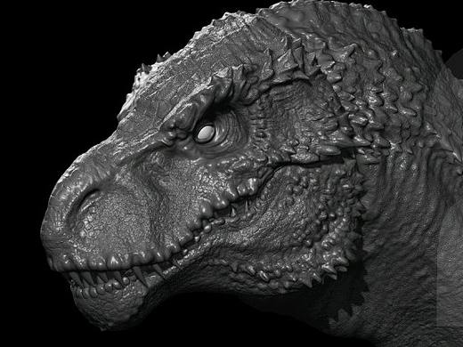 zbrush暴龙头部