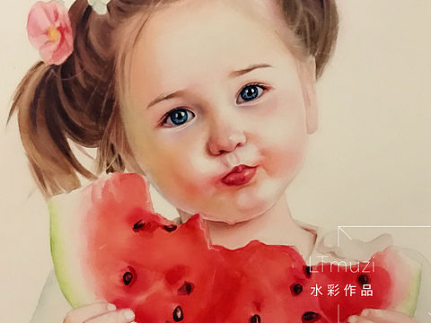 水彩人物