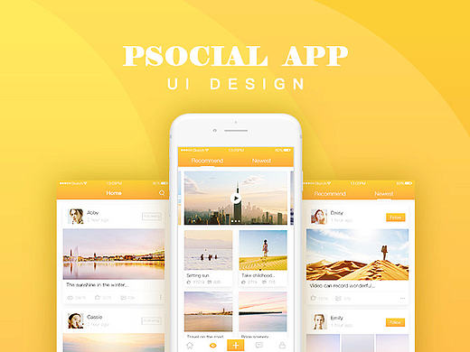 PSOCIAL APP DESIGN