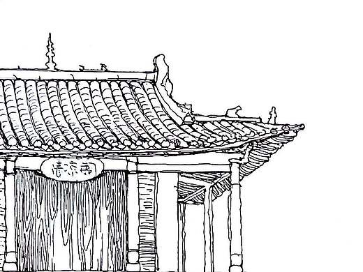 河北写生手绘