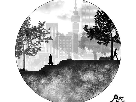 黑白分析图