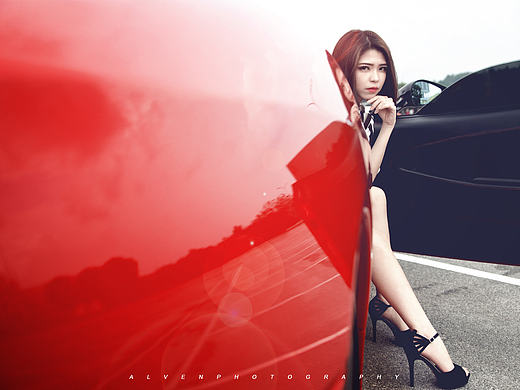 人像外拍 | Esther x Ferrari F430 