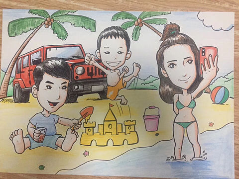 海边（个人主页-ZMzI0ODU0MjA=） - 单幅漫画 - 站酷设计师21KG原创素材 - 站酷ZCOOL