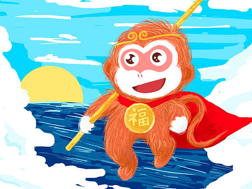 随便画了一只猴子- -（个人主页-ZMTQ4Mzc4Njg=） - 创作习作 - 站酷设计师消失的书签原创素材 - 站酷ZCOOL