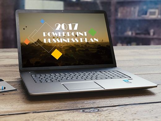 多彩杂志风PPT模板