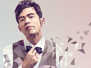 低多边形人物明星肖像