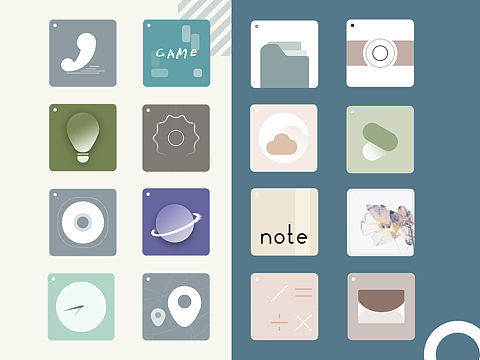 移动端图标设计#1（个人主页-ZNDQ0NDgyNDQ=） - 图标 - 站酷设计师张婉z原创素材 - 站酷ZCOOL