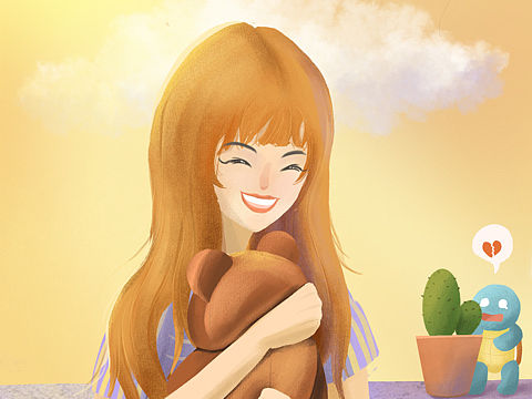 插畫練習(xí)（個人主頁-ZNDY4Nzg4MTI=） - 創(chuàng)作習(xí)作 - 站酷設(shè)計(jì)師天真愛無邪原創(chuàng)素材 - 站酷ZCOOL