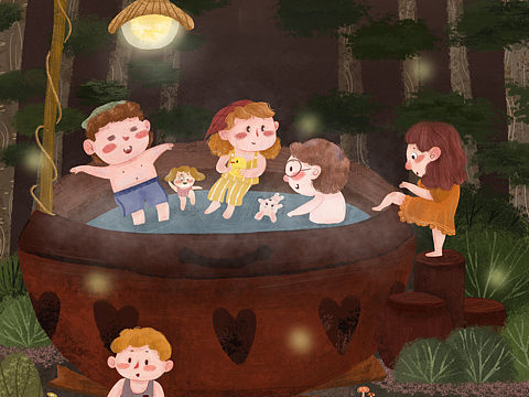 儿童插画（个人主页-ZNDg1MDE5Mjg=） - 儿童插画 - 站酷设计师冻柠走饼原创素材 - 站酷ZCOOL