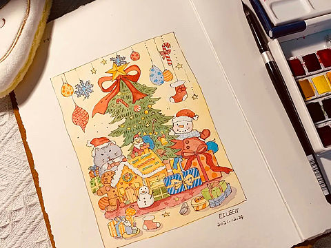 水彩插画合辑