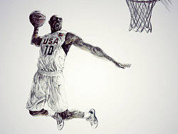 科比素描（个人主页-ZMjk3ODI2NA==） - 创作习作 - 站酷设计师冯斯托洛夫斯基原创素材 - 站酷ZCOOL