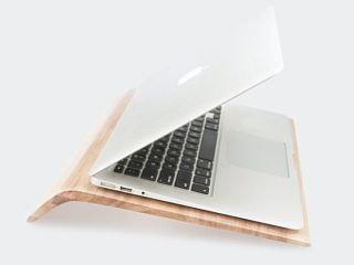 简约实木笔记本支架