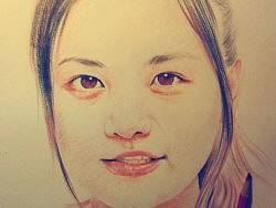 彩铅女孩