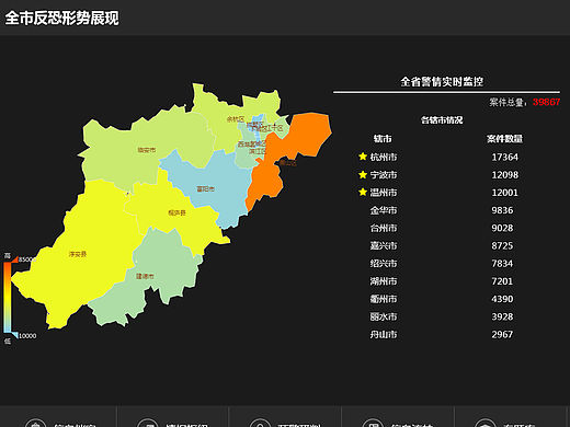 界面设计 主页面  主界面  地图数据展示  图例展示