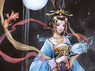 洛神赋（个人主页-ZNjEwOTAxNjA=） - 艺术插画 - 站酷设计师惊盏三灯米原创素材 - 站酷ZCOOL