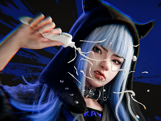 [Blender3D自制]Autodesk大挤出~