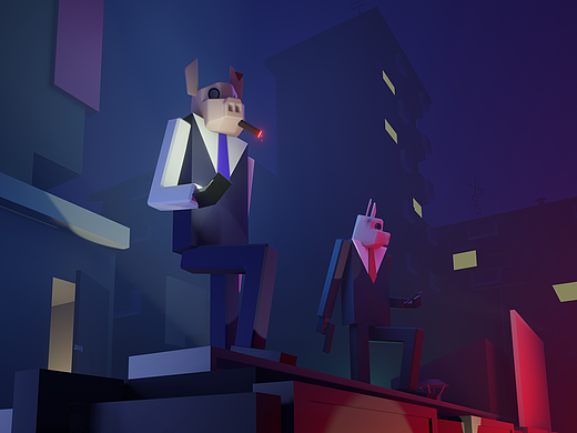 blender侠盗飞🐖练习（个人主页-ZNjM3NzMwMzY=） - 场景 - 站酷设计师吃早餐记得叫我原创素材 - 站酷ZCOOL