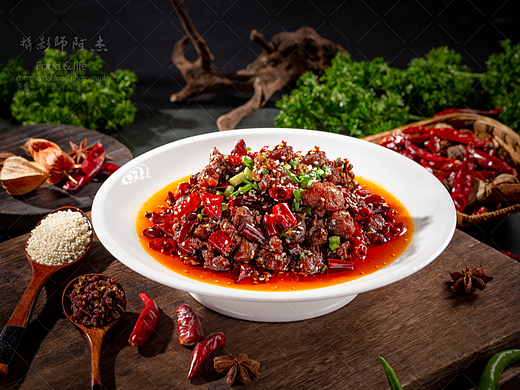 盐火火自贡爆炒菜品拍摄