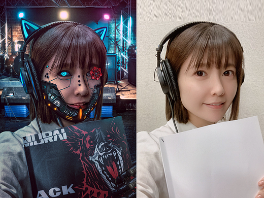 【ps合成】竹达彩奈x赛博朋克2077，武侍乐队铁粉