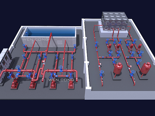 消防泵站-水泵站-消防机组