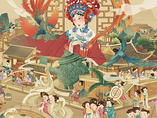 酒乡古韵！酒文化商业插画