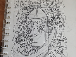娃哈哈插画