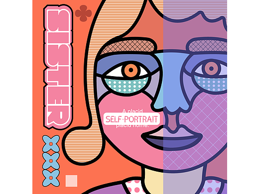 Day.23-自畫像-歐普-Mei（個人主頁-ZNjMzMzg4Mjg=） - 海報 - 站酷設(shè)計師橘貓叨叨醬原創(chuàng)素材 - 站酷ZCOOL