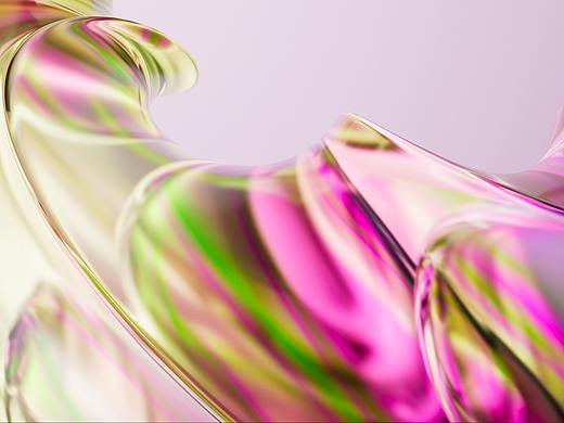 Gradient glass wallpaper