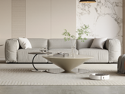 C4D室内渲染-方包沙发