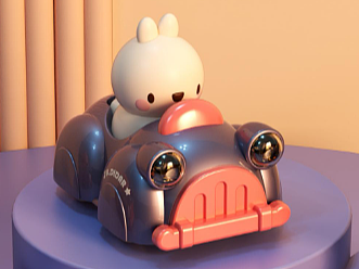 星穹创意设计丨动物按压小车（个人主页-ZNjAzNzYwNjQ=） - 玩具 - 站酷设计师星穹创意设计原创素材 - 站酷ZCOOL