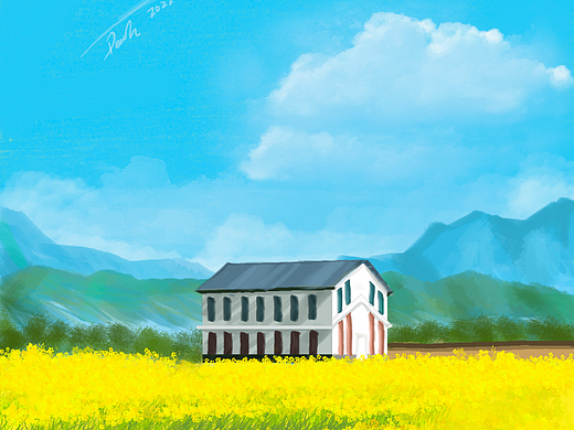 花田（个人主页-ZNTk3MjQxOTY=） - 创作习作 - 站酷设计师婵熹Peach原创素材 - 站酷ZCOOL